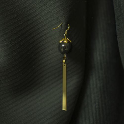 Boucles d'oreilles pendantes Femme en Cristal naturel pierre semi-precieuse - Ref 3098045