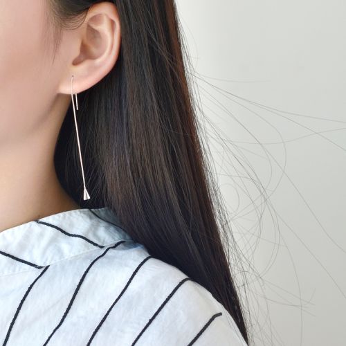 Boucles d'oreilles pendantes Femme Argentée - Ref 3098055