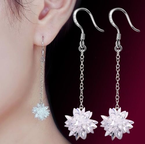 Boucles d'oreilles pendantes Femme Argentée - Ref 3098060