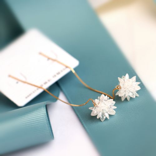 Boucles d'oreilles pendantes Femme Argentée - Ref 3098110