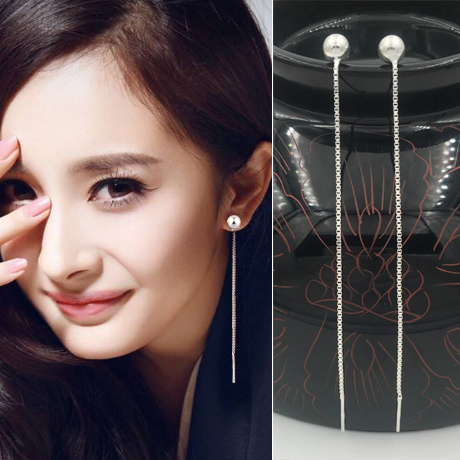 Boucles d'oreilles pendantes Femme Argentée - Ref 3098151
