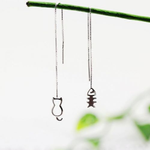 Boucles d'oreilles pendantes Femme Argentée - Ref 3098161