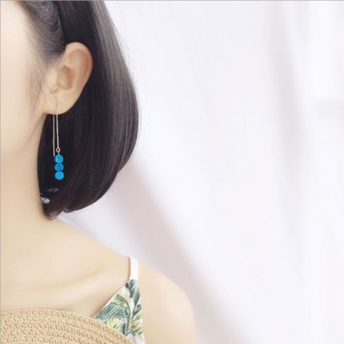 Boucles d'oreilles pendantes Femme Argentée - Ref 3098178