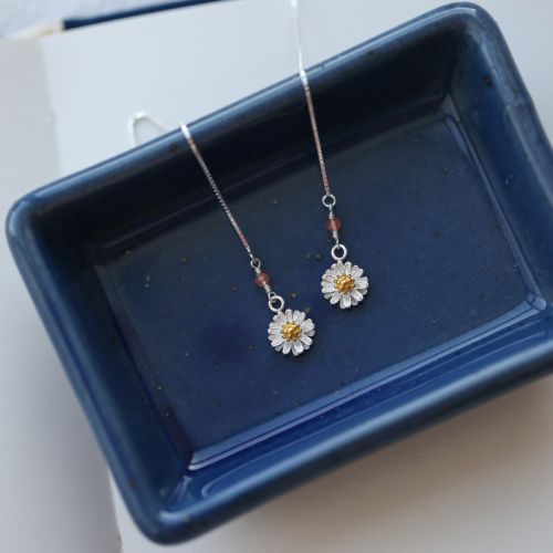 Boucles d'oreilles pendantes Femme Argentée - Ref 3098182