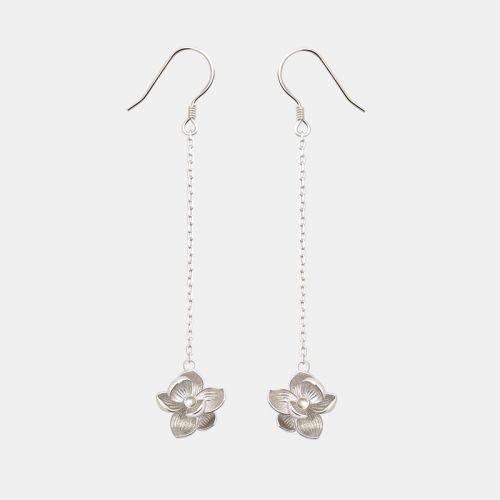 Boucles d'oreilles pendantes Femme Argentée - Ref 3098204