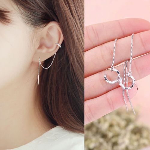 Boucles d'oreilles pendantes Femme Argentée - Ref 3098222