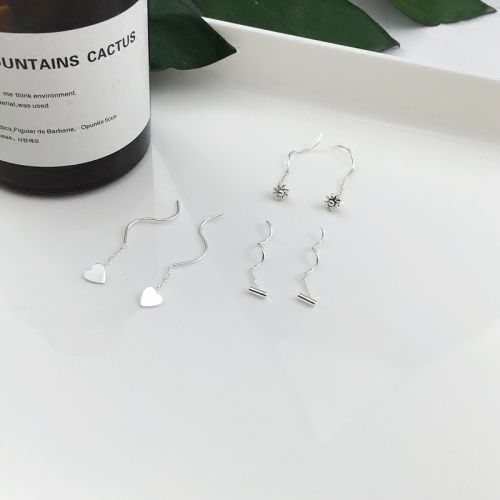 Boucles d'oreilles pendantes Femme Argentée - Ref 3098224