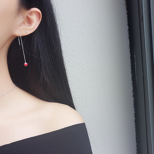 Boucles d'oreilles pendantes Femme Argentée - Ref 3098230