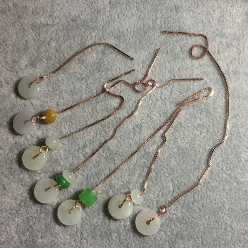Boucles d'oreilles pendantes Argentée - Ref 3098234