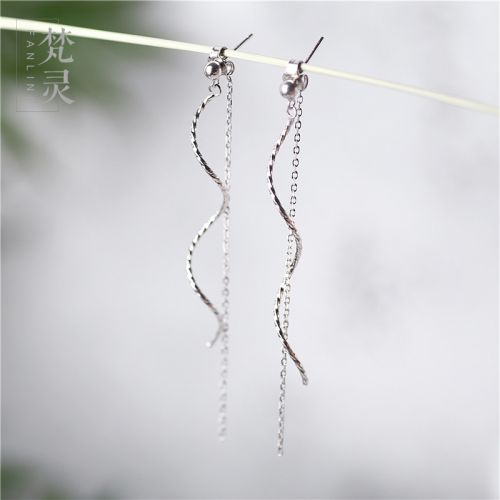 Boucles d'oreilles pendantes Femme Argentée - Ref 3098245