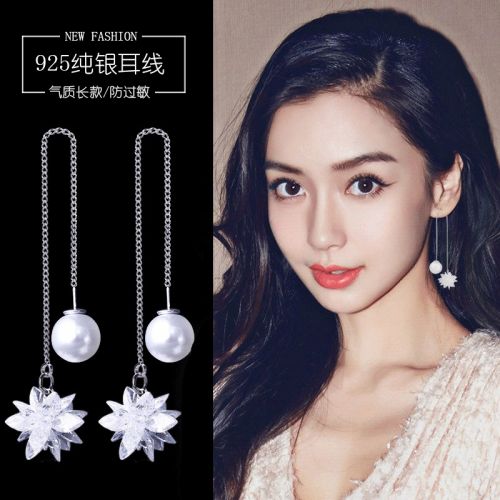 Boucles d'oreilles pendantes Femme Argentée - Ref 3098269