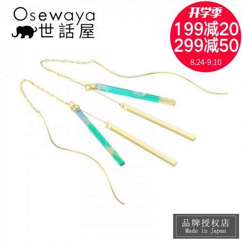 Boucles d'oreilles pendantes Femme OSEWAYA en Alliage argent plaque or - Ref 3098271