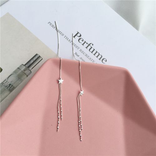 Boucles d'oreilles pendantes Femme Argentée - Ref 3098285