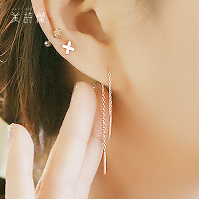 Boucles d'oreilles pendantes Femme Argentée - Ref 3098287