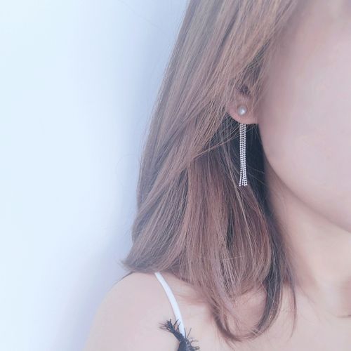 Boucles d'oreilles pendantes Femme Argentée - Ref 3098296