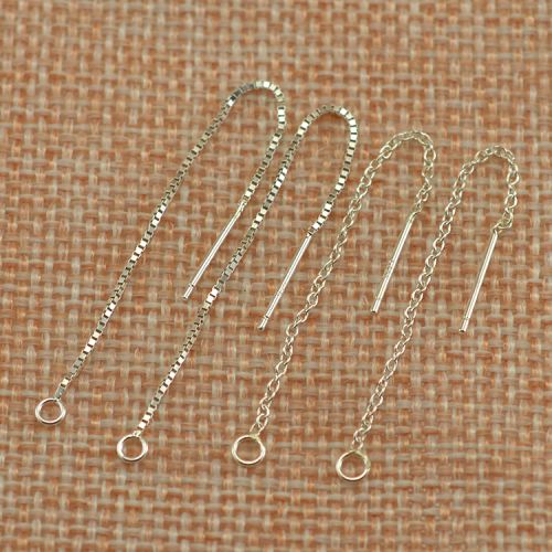 Boucles d'oreilles pendantes Femme YI MING Argentée - Ref 3098309