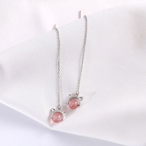 Boucles d'oreilles pendantes Femme Argentée - Ref 3098311