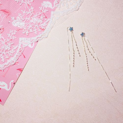Boucles d'oreilles pendantes Femme Argentée - Ref 3098312