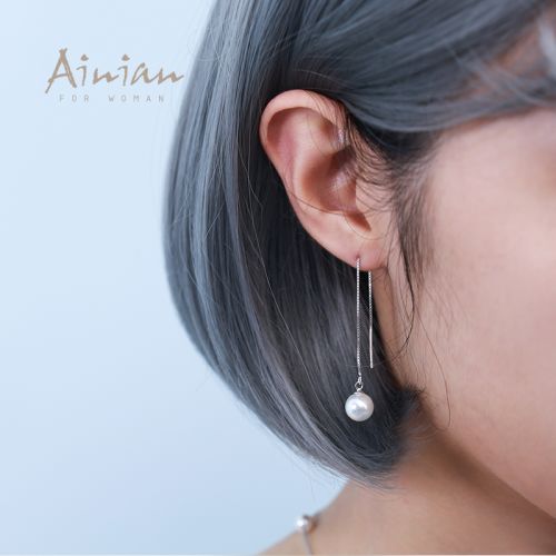 Boucles d'oreilles pendantes Femme Argentée - Ref 3098317