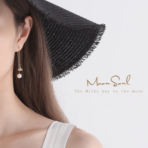 Boucles d'oreilles pendantes Femme en Swarovski Elements - Ref 3098319