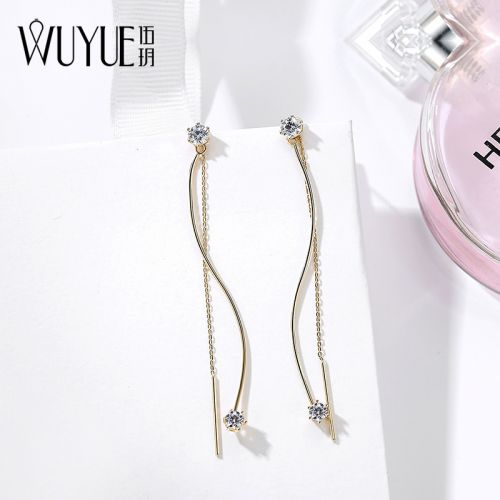 Boucles d'oreilles pendantes Femme Argentée - Ref 3098321
