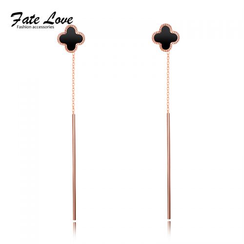 Boucles d'oreilles pendantes Femme FATE LOVE en Nacre - Ref 3098323