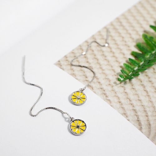 Boucles d'oreilles pendantes Femme YIWU ARGENT EN GROS Argentée - Ref 3098337