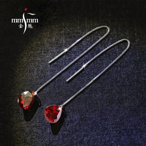 Boucles d'oreilles pendantes Femme MMJMM Argentée - Ref 3098347