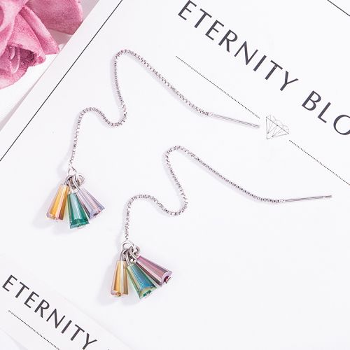 Boucles d'oreilles pendantes Femme Argentée - Ref 3098369