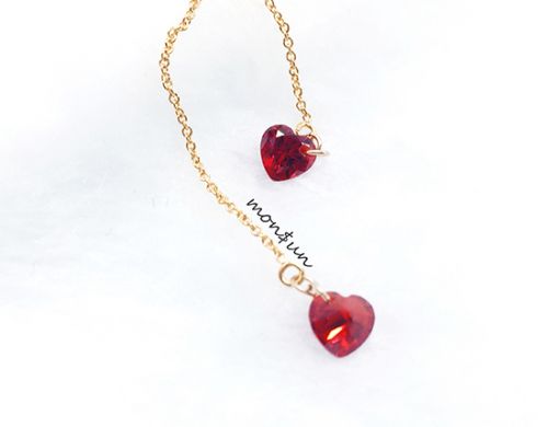 Boucles d'oreilles pendantes Femme en Zircon naturel - Ref 3098377