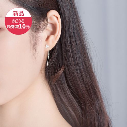 Boucles d'oreilles pendantes Femme Argentée - Ref 3098386