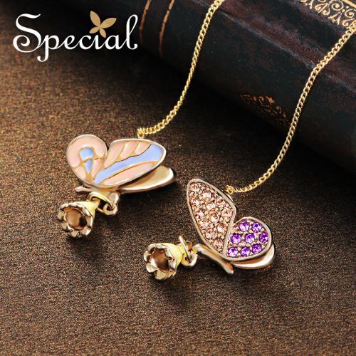 Boucles d'oreilles pendantes Femme SPECIAL en Alliage argent plaque or - Ref 3098405