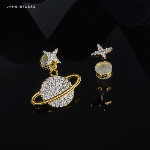 Boucles d'oreilles pendantes Femme Argentée - Ref 3098413