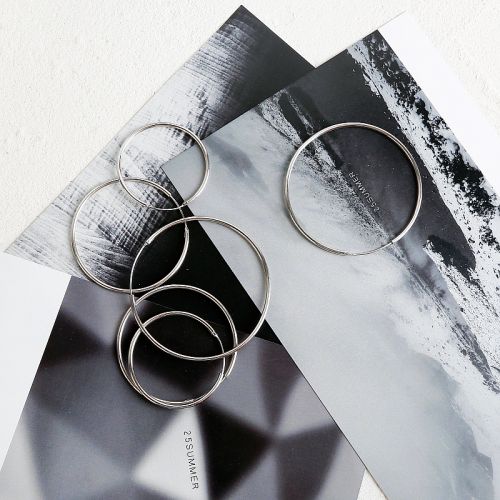 Boucles d'oreilles pendantes Femme Argentée - Ref 3098417