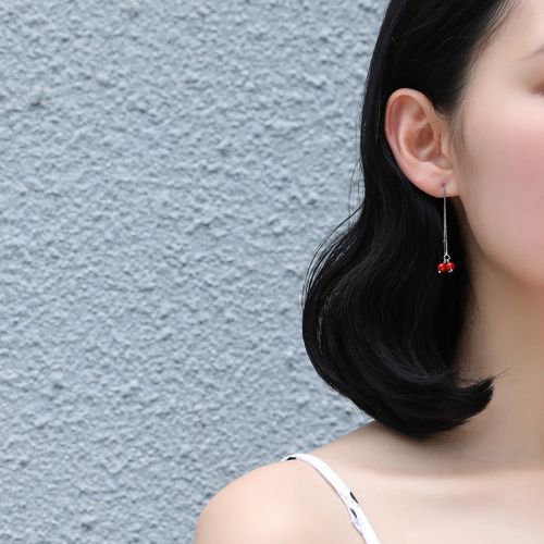 Boucles d'oreilles pendantes Femme Argentée - Ref 3098425
