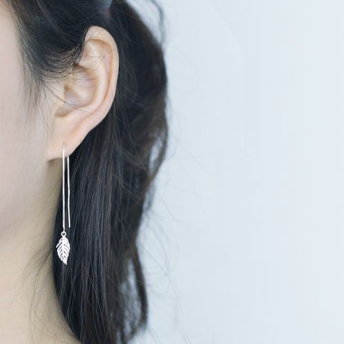 Boucles d'oreilles pendantes Femme Argentée - Ref 3098430