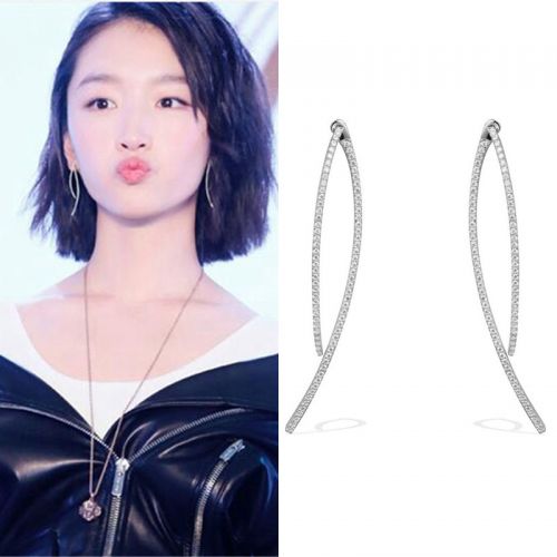 Boucles d'oreilles pendantes Femme Argentée - Ref 3098442