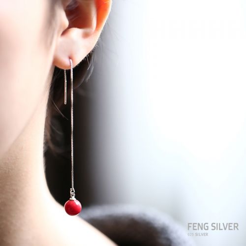 Boucles d'oreilles pendantes Femme Argentée - Ref 3098458