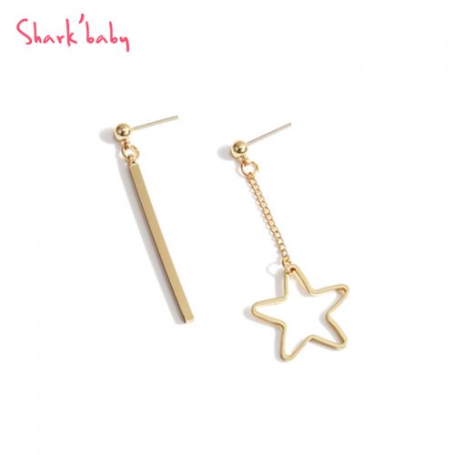 Boucles d'oreilles pendantes Femme SHARKBABY en Acier au titane - Ref 3098466
