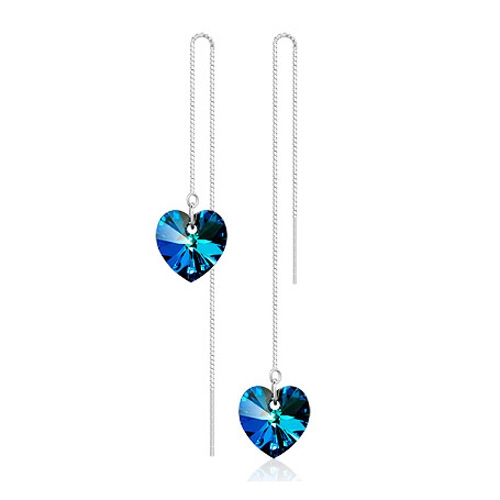 Boucles d'oreilles pendantes Femme Argentée - Ref 3098476