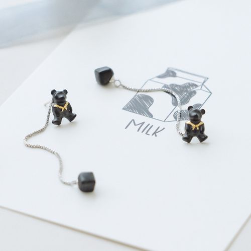 Boucles d'oreilles pendantes Femme Argentée - Ref 3098487