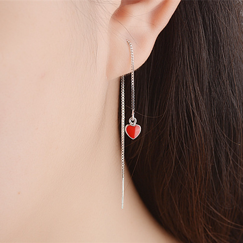 Boucles d'oreilles pendantes Femme Argentée - Ref 3098523