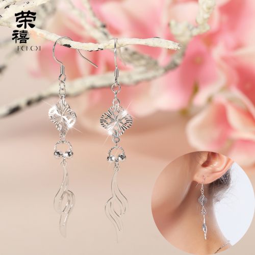 Boucles d'oreilles pendantes Femme Argentée - Ref 3098530