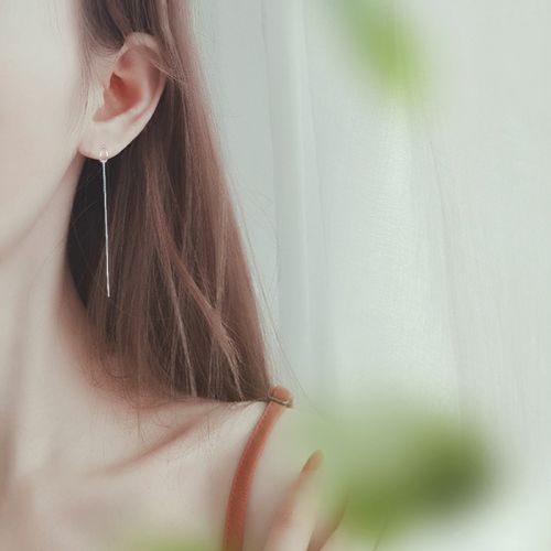 Boucles d'oreilles pendantes Femme Argentée - Ref 3098534