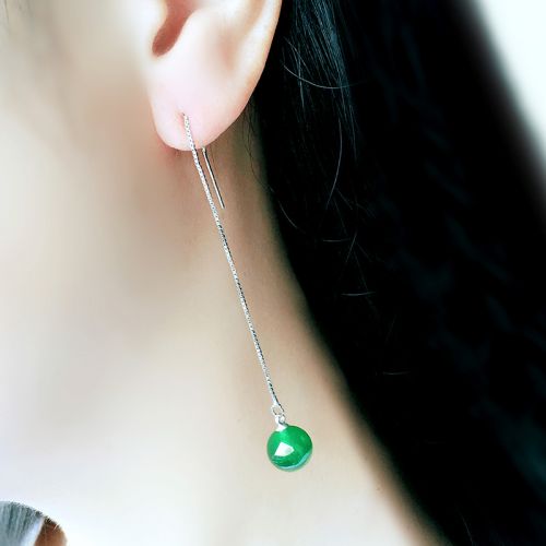 Boucles d'oreilles pendantes Femme Argentée - Ref 3098536