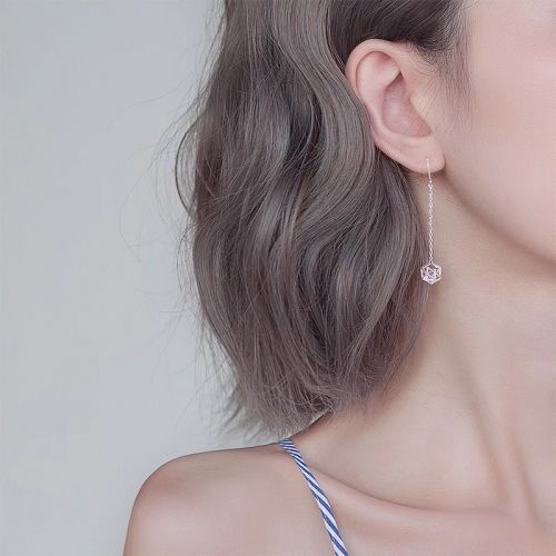 Boucles d'oreilles pendantes Femme LI TOWN Argentée - Ref 3098540