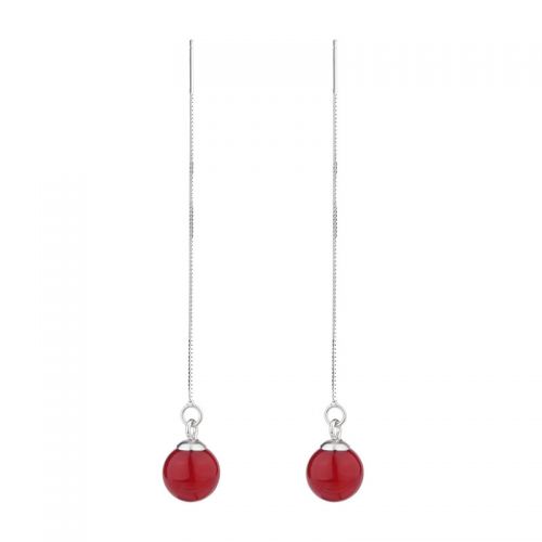 Boucles d'oreilles pendantes Femme KAI TAIFENG Argentée - Ref 3098549
