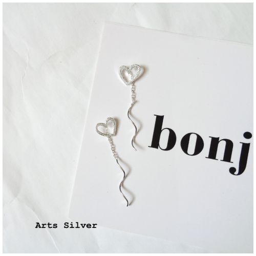 Boucles d'oreilles pendantes Femme Argentée - Ref 3098565
