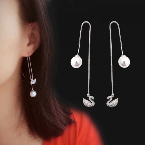 Boucles d'oreilles pendantes en Alliage argent plaque or - Ref 3098572