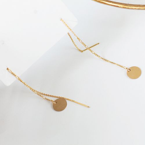 Boucles d'oreilles pendantes Femme en Matiere mixte - Ref 3098573